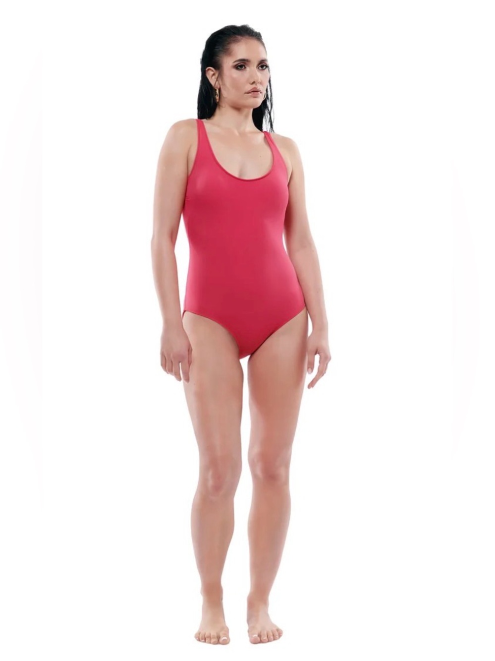 Mirame Swim Ashley Maillot One piece Swimsuit multi purpose Melon sz  S M, L, XL